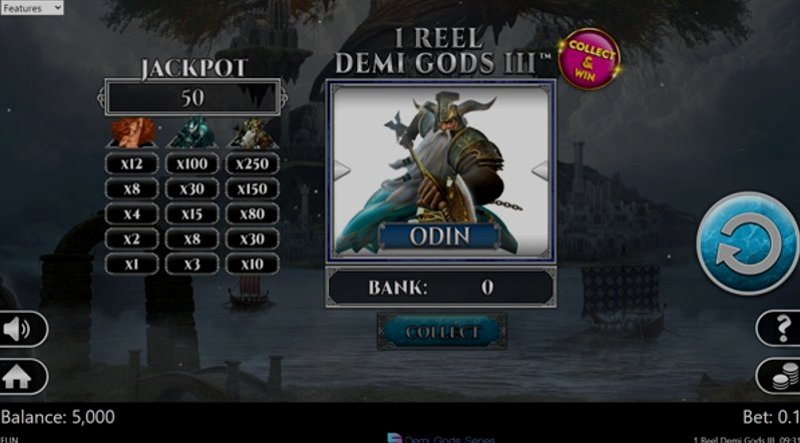 Play 1 Reel Demi Gods III by Spinomenal at 1Win Casino