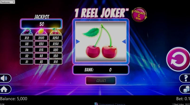 Play 1 Reel Joker in Argentina at 1Win Casino