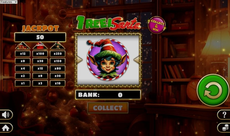 Play 1 Reel Santa by Spinomenal at 1Win Casino