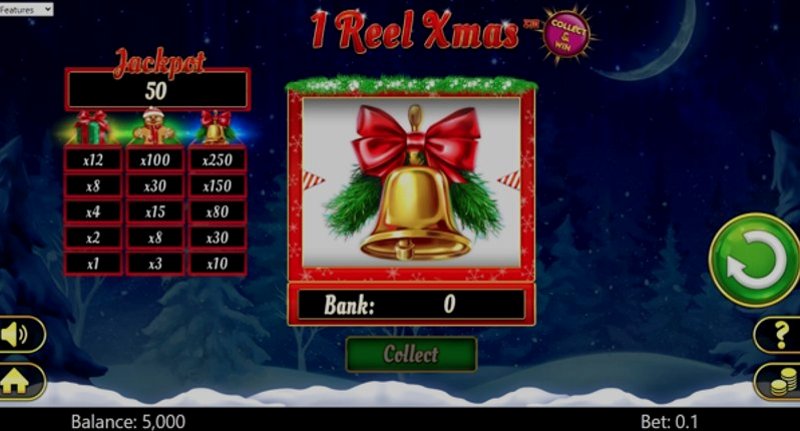 Play 1 Reel Xmas by Spinomenal at 1Win Casino