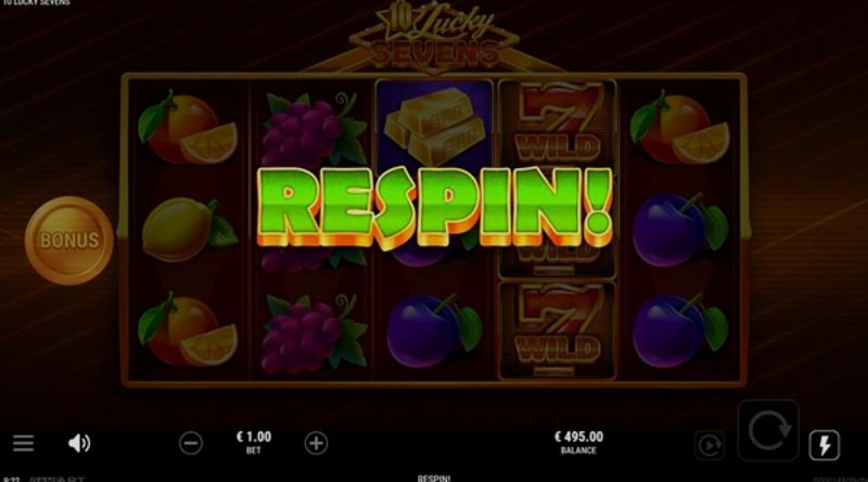 Play 10 Lucky Sevens by Gameart at 1Win Casino