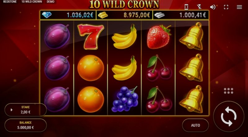 Play 10 Wild Crown by Fazi at 1Win Casino