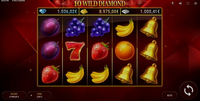 Play 10 Wild Diamond by Fazi at 1Win Casino