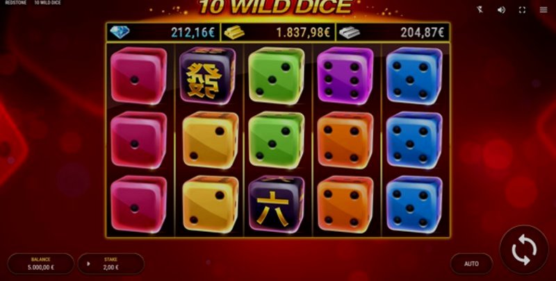 Play 10 Wild Dice by Fazi at 1Win Casino