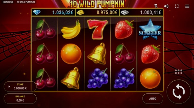 Play 10 Wild Pumpkin by Fazi at 1Win Casino