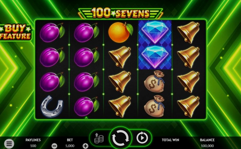 Play 100 Sevens by Apparat at 1Win Casino