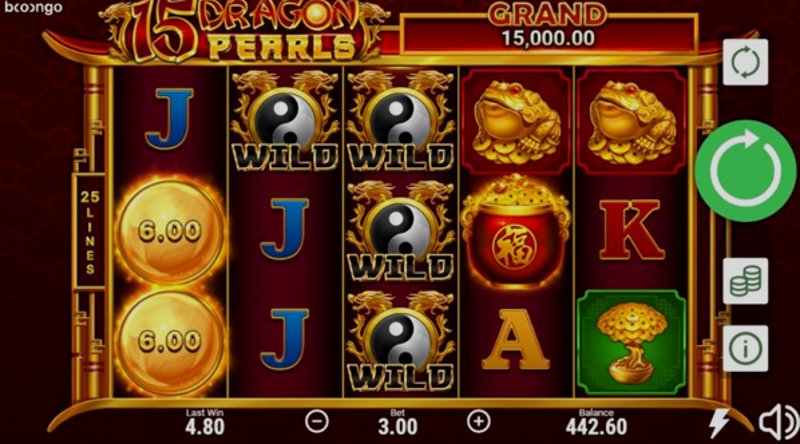 Play Dragon Pearls in Mali at 1Win Casino