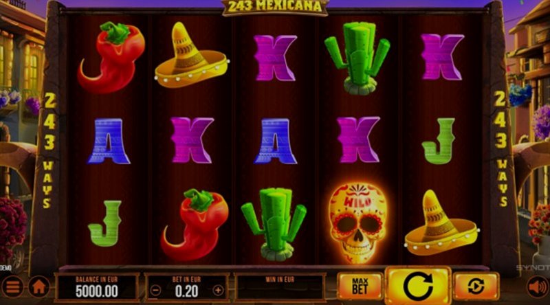 Play 243 Mexicana by Synot at 1Win Casino