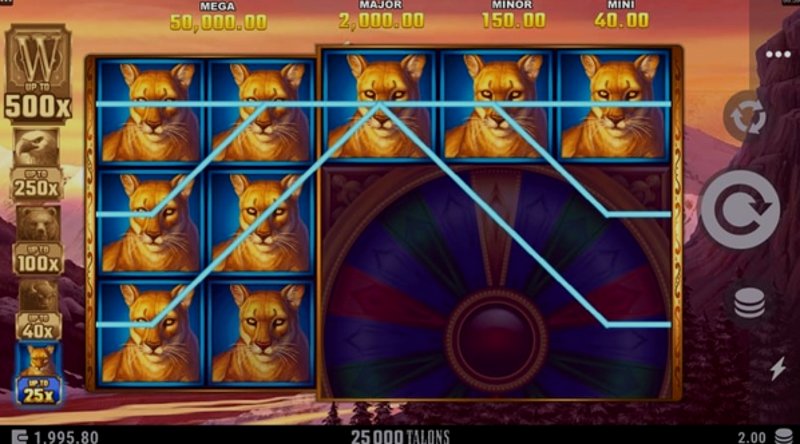 Play 25000 Talons by Microgaming at 1Win Casino