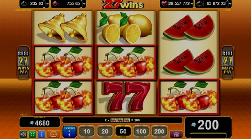 Play 27 Wins by Amusnet at 1Win Casino