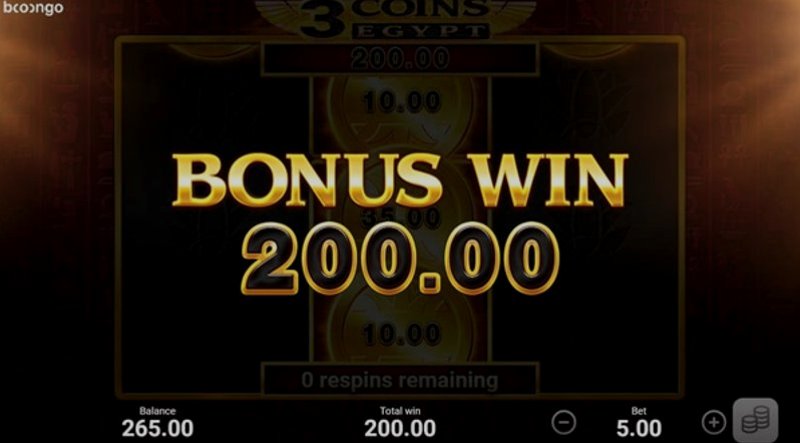 Play 3 Coins: Egypt by 3 Oaks Gaming at 1Win Casino