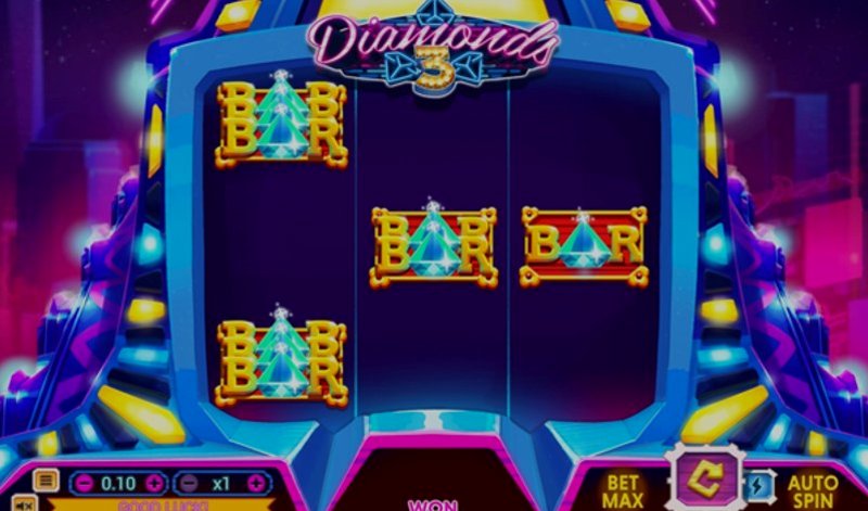 Play 3 Diamonds by Swintt at 1Win Casino