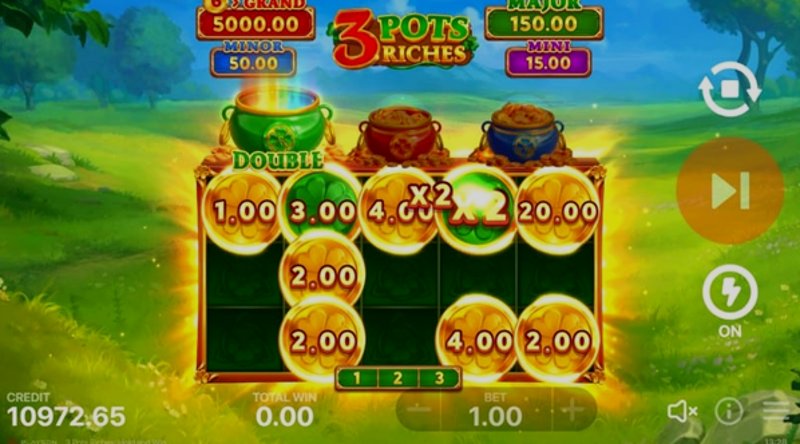 Play 3 Pots Riches: Hold and Win by Playson at 1Win Casino