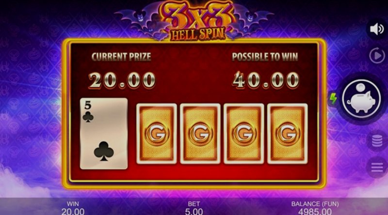 Play 3X3: Hell Spin by Gamzix at 1Win Casino