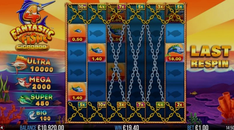 Play 4 Fantastic Fish GigaBlox by Yggdrasil at 1Win Casino