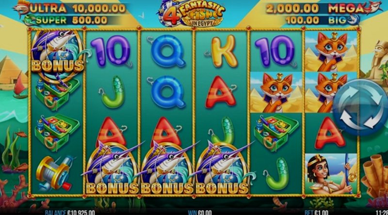 Play 4 Fantastic Fish in Egypt by Yggdrasil at 1Win Casino