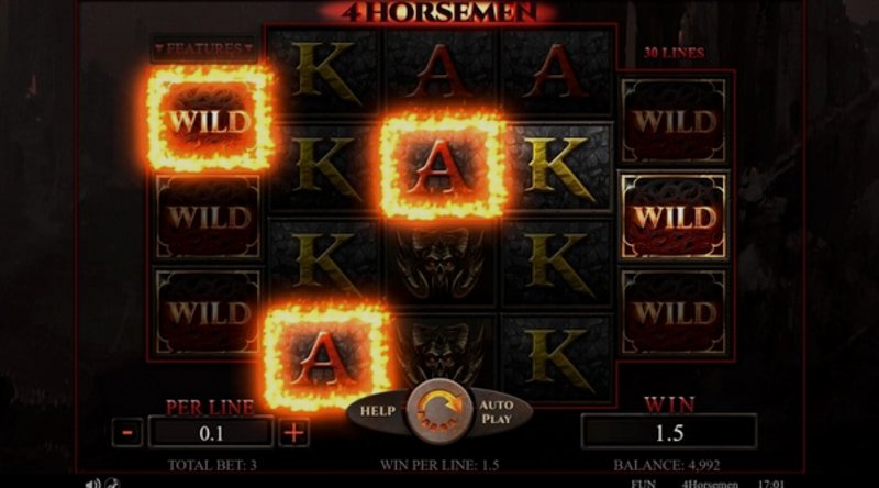 Play Horsemen by Bally Wulff at 1Win Casino