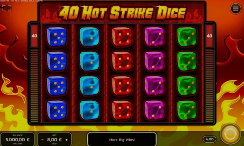 Play 40 Hot Strike Dice by Fazi at 1Win Casino