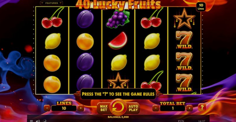 Play 40 Lucky Fruits by Spinomenal at 1Win Casino