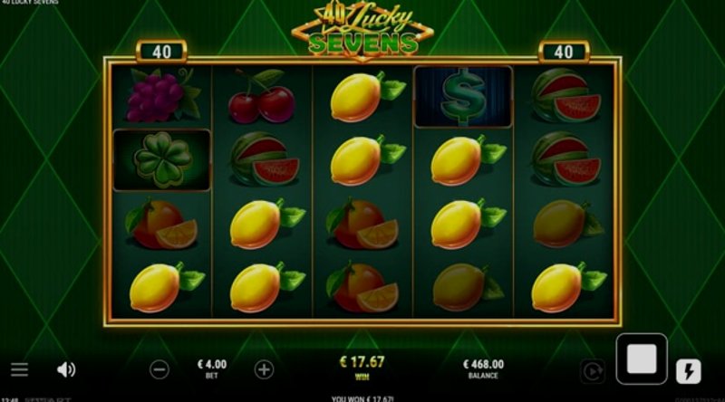 Play 40 Lucky Sevens by Gameart at 1Win Casino