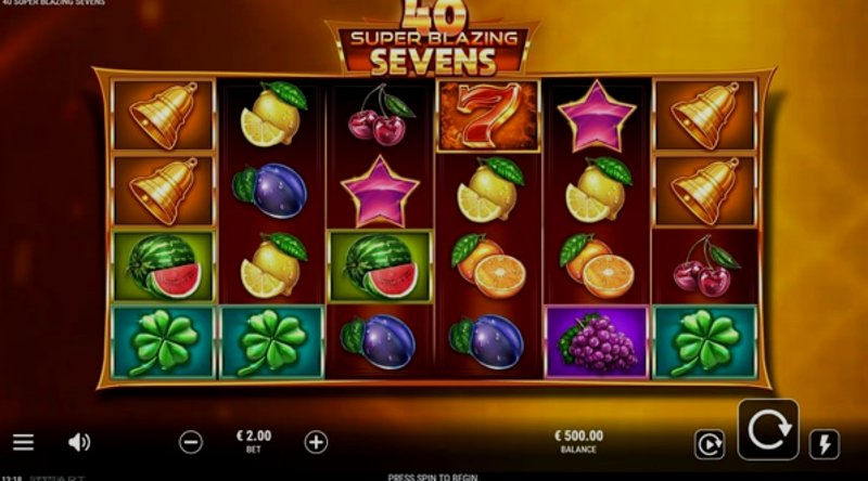 Play 40 Super Blazing Sevens in Ivory Coast at 1Win Casino