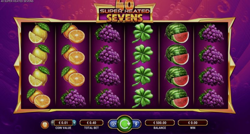 Play 40 Super Heated Sevens by Gameart at 1Win Casino