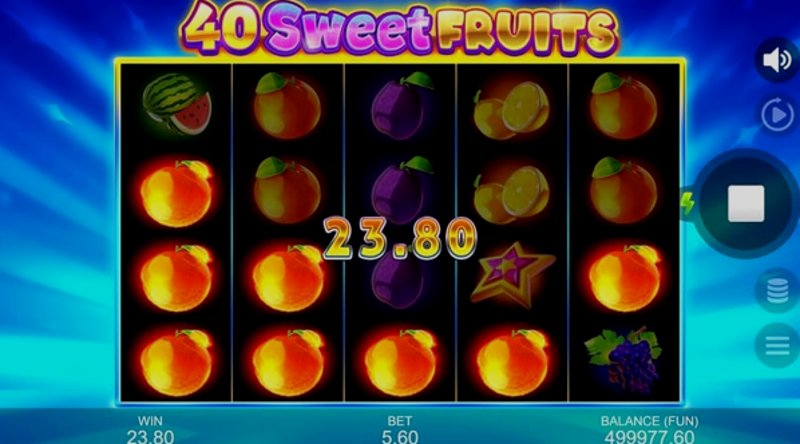 Play 40 Sweet Fruits in Malaysia at 1Win Casino