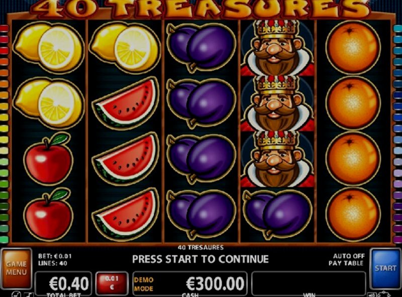 Play 40 Treasures by Ct Interactive at 1Win Casino