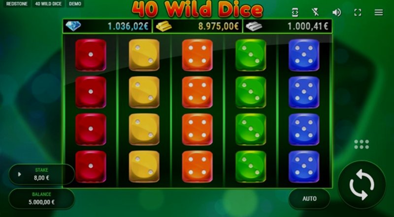 Play 40 Wild Dice by Fazi at 1Win Casino