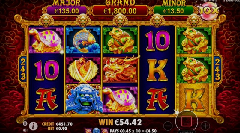 Play 5 Lions by Pragmatic at 1Win Casino