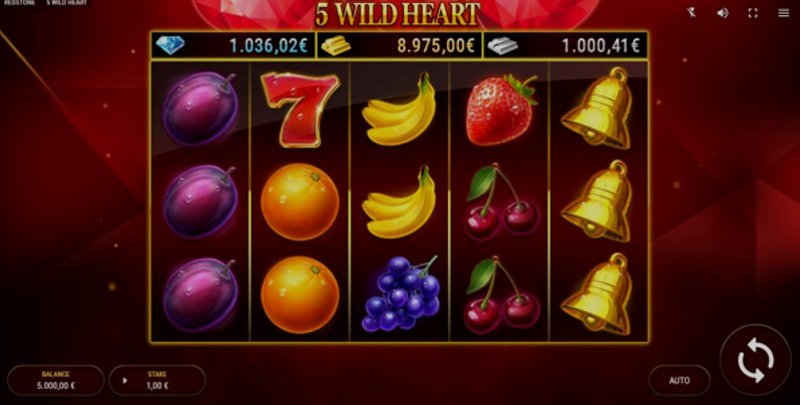 Play 5 Wild Heart by Fazi at 1Win Casino