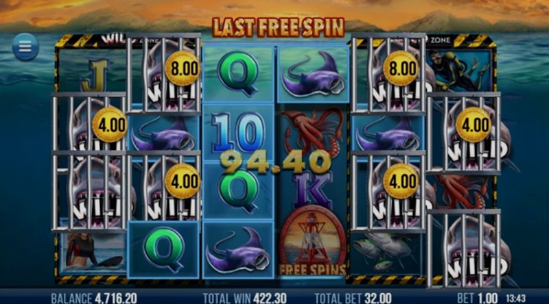 Play 6 Wild Sharks by 4theplayer at 1Win Casino