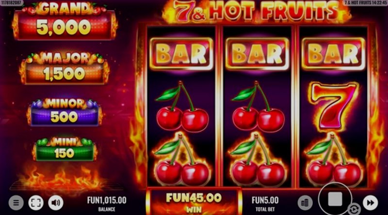 Play 7 & Hot Fruits by Platipus at 1Win Casino