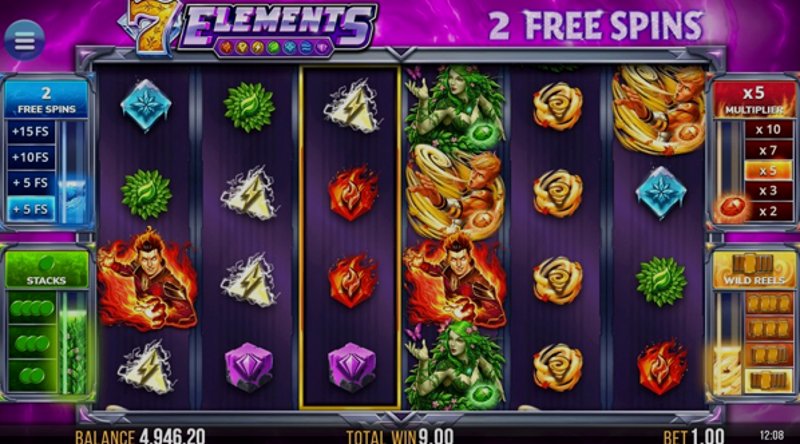 Play 7 Elements by 4theplayer at 1Win Casino