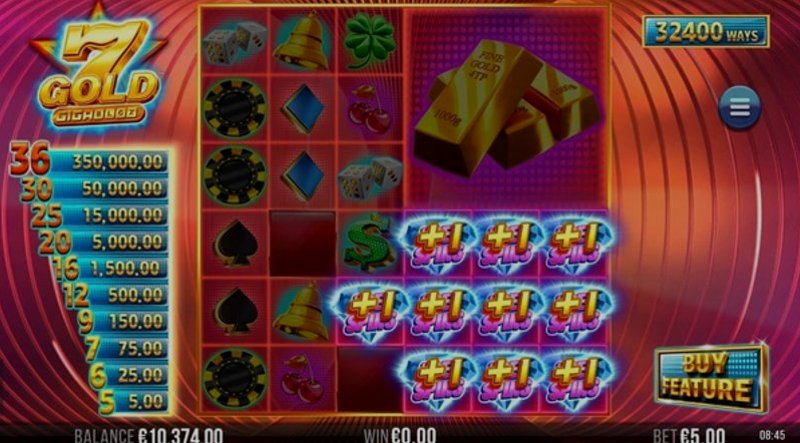 Play 7 Gold Gigablox by Yggdrasil at 1Win Casino