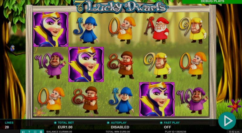 Play 7 Lucky Dwarfs by Leander at 1Win Casino