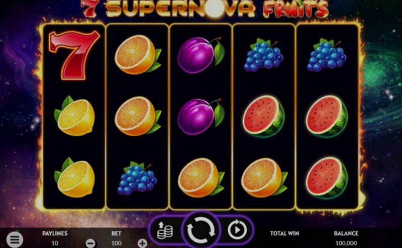 Play 7 Supernova Fruits by Apparat at 1Win Casino