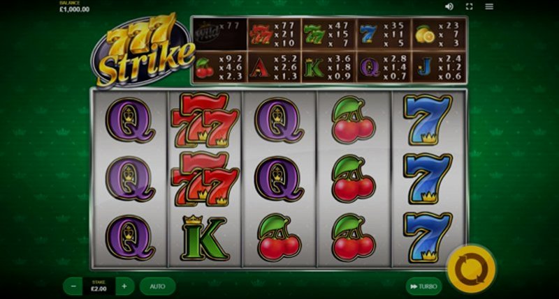 Play 777 Strike by Red Tiger at 1Win Casino