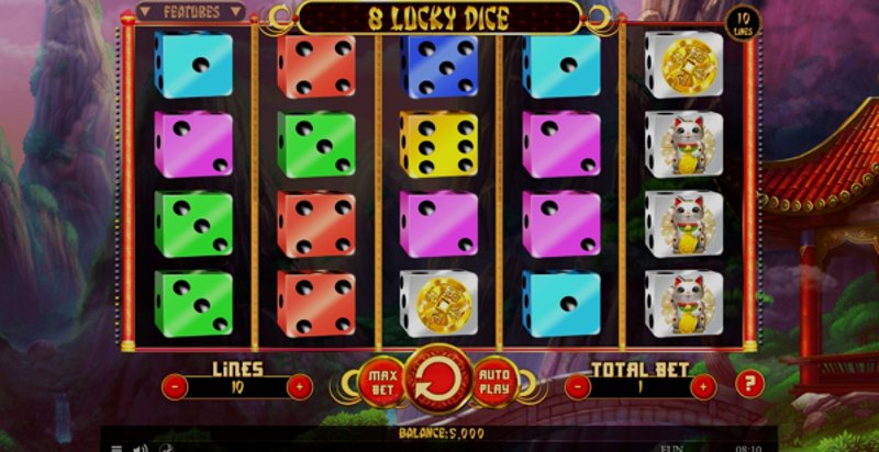 Play 8 Lucky Dice by Spinomenal at 1Win Casino