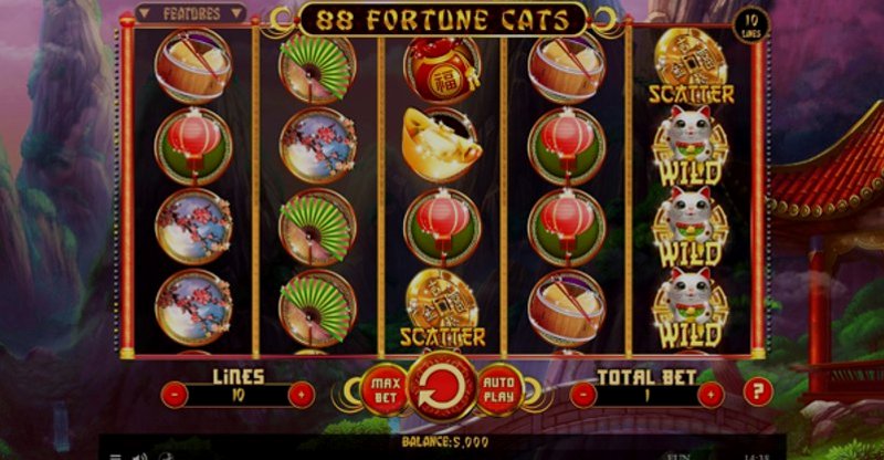 Play 88 Fortune Cats by Spinomenal at 1Win Casino