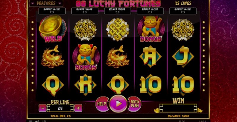 Play Lucky Fortunes by Tpg at 1Win Casino