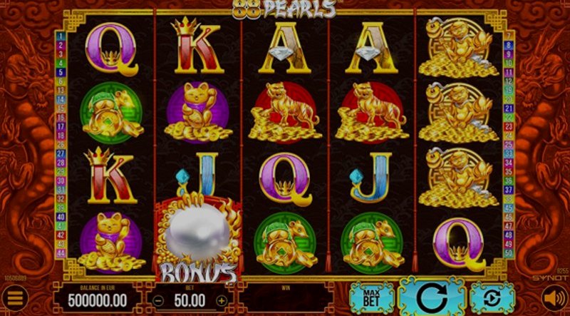 Play 88 Pearls by Synot at 1Win Casino