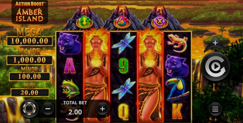 Play Action Boost Amber Island in Indonesia at 1Win Casino