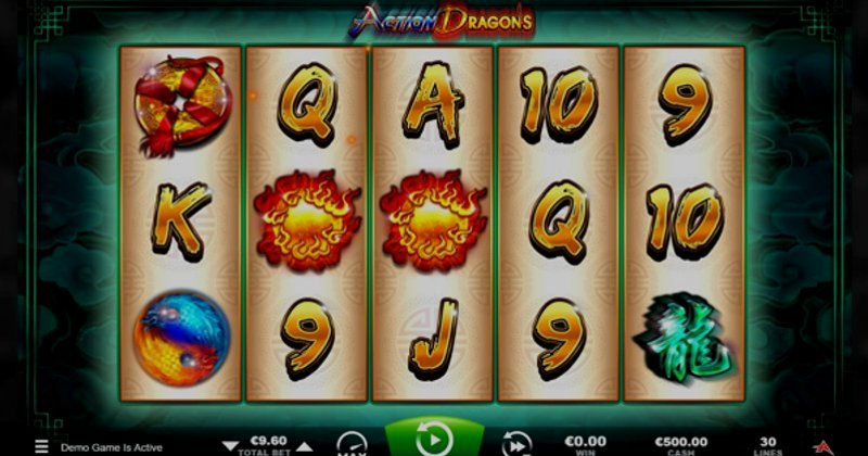 Play Action Dragons by Ainsworthgame at 1Win Casino