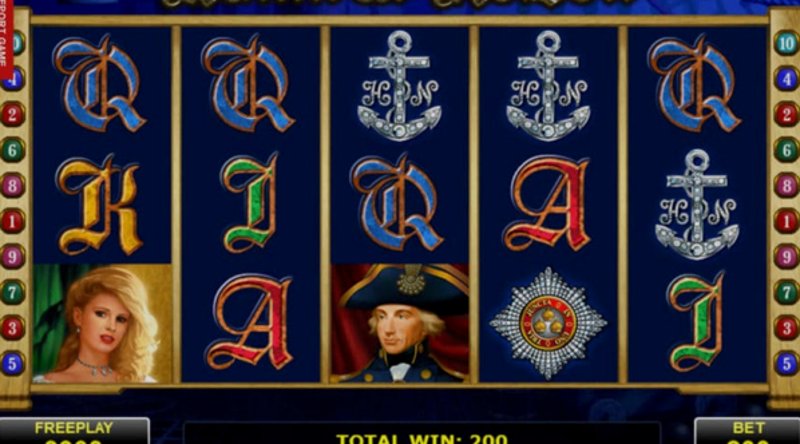 Play Admiral Nelson by Amatic at 1Win Casino