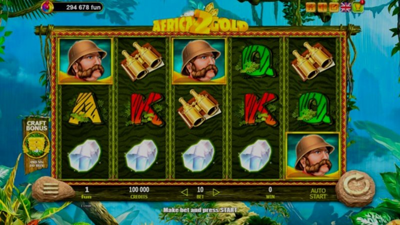 Play Africa Gold 2 by Belatra at 1Win Casino