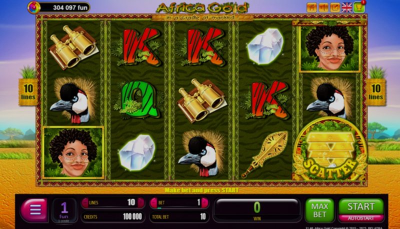 Play Africa Gold by Belatra at 1Win Casino