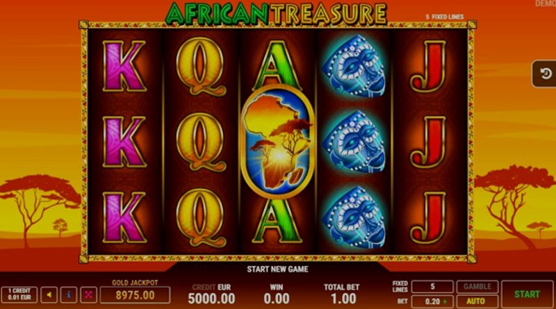 Play African Treasure by Fazi at 1Win Casino