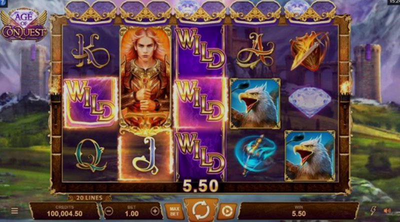 Play Age of Conquest by Games Global at 1Win Casino