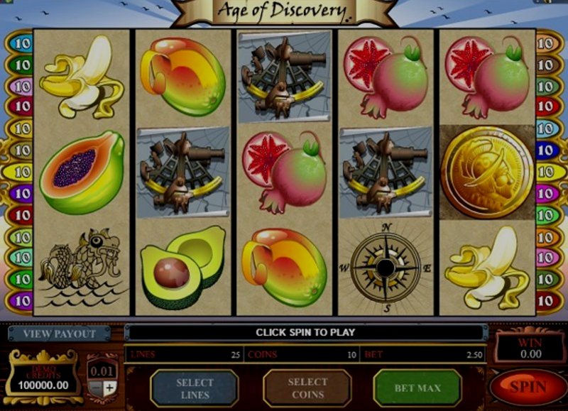 Play Age of Discovery by Games Global at 1Win Casino